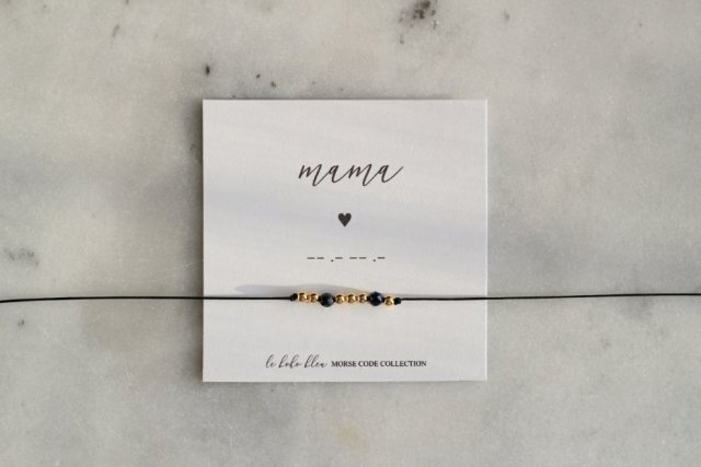 MAMA - Alfabet Morse'a - Bransoletka