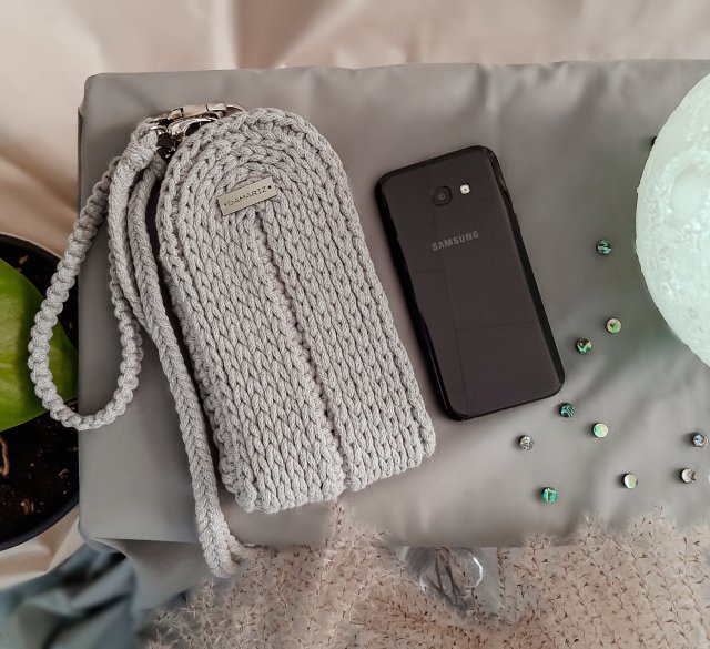 Torebka - case na telefon Phases, szary