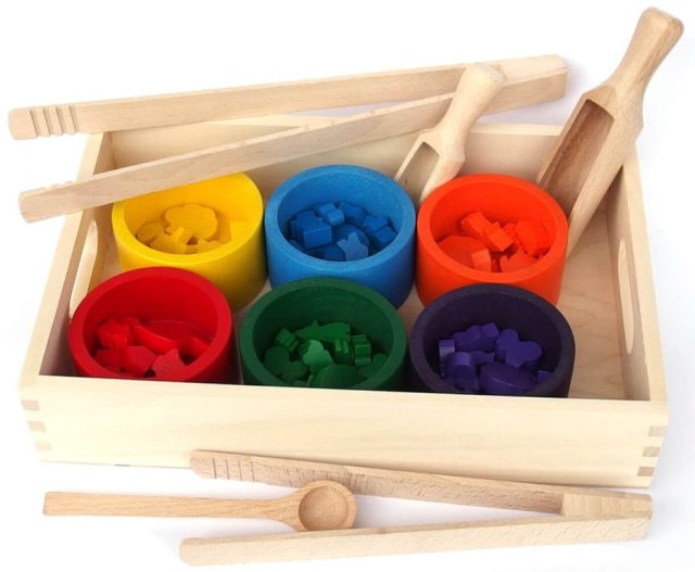 Sorter drewniany Montessori