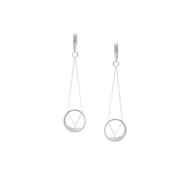 MINIMAL earrings MAXI / silver