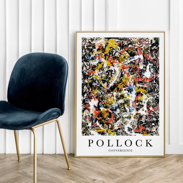 Plakat Pollock Convergence - format 30x40 cm