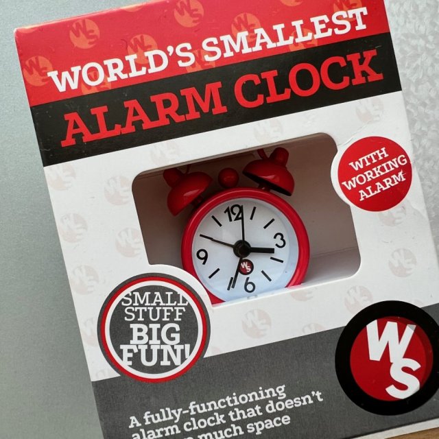 Little Design Red Clock ❤ Świetny malutki z budzikiem ❤