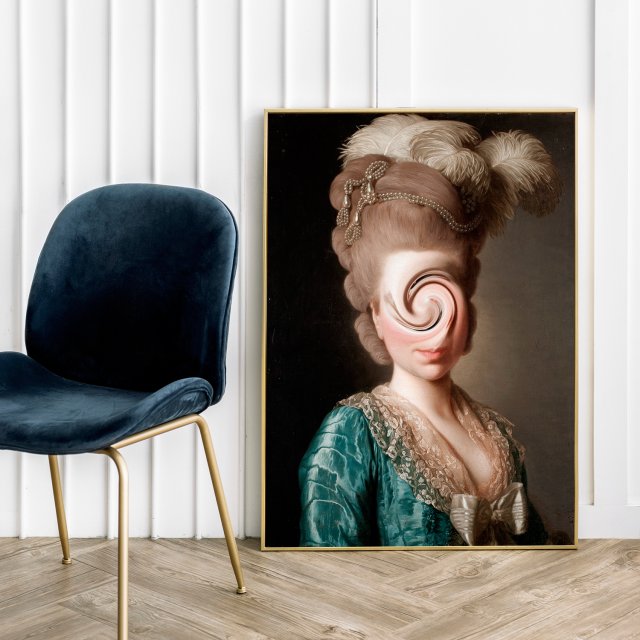 Twisted Lady - plakat 50x70 cm