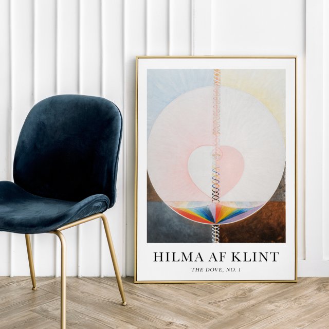 Plakat Hilma af Klint The Dove - format 30x40 cm