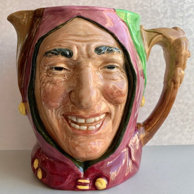 Vintage Big Jug Royal Doulton Touchstone Toby Jug Figurine - lata 50-te XXw. ❤ Projekt Max Henk