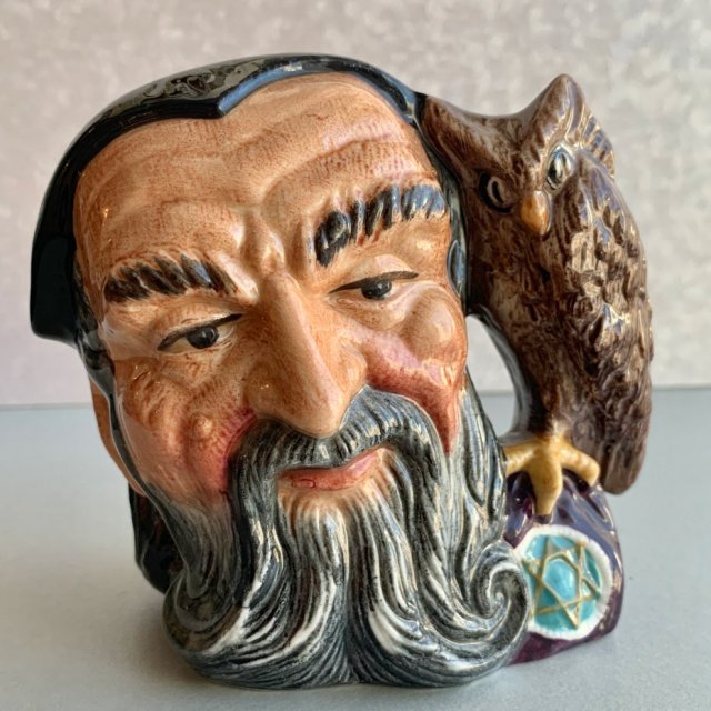 Vintage Royal Doulton Figurine Merlin -lata 50-te XXw. ❤ Projekt Max Henk