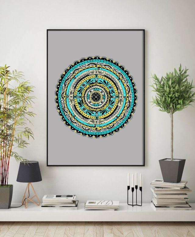 Mandala 50x70cm