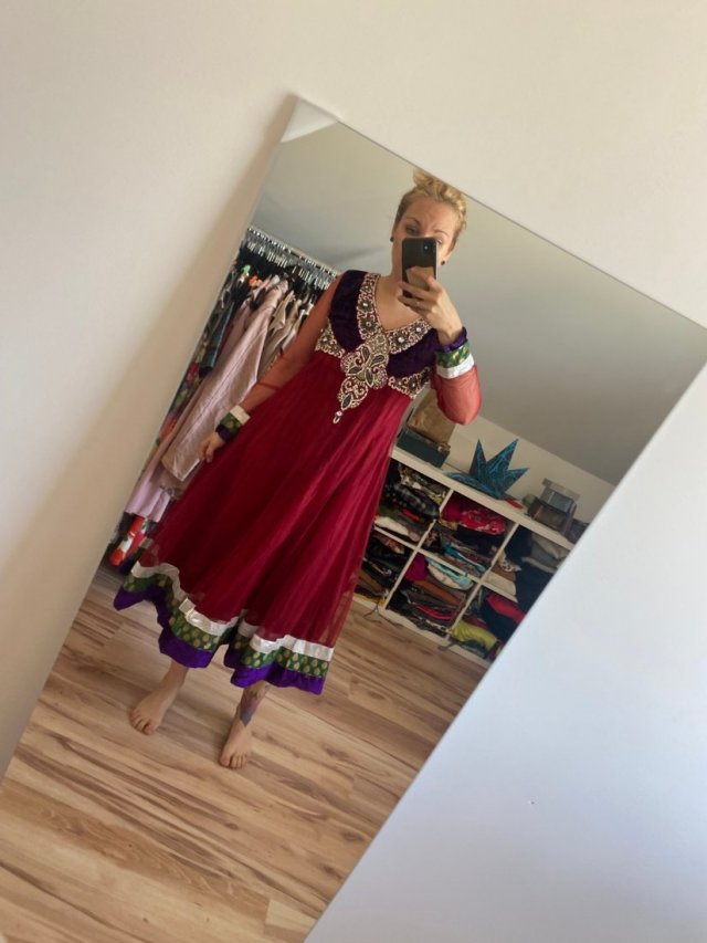 indyjska sukienka