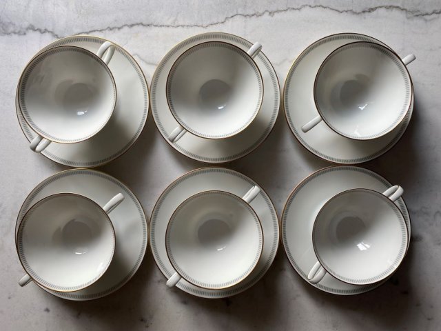 Komplet porcelanowych bulionówek Rosenthal