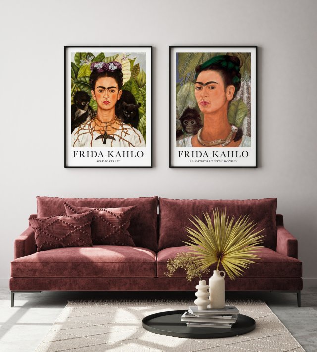 Zestaw plakatów Frida Kahlo - format 50x70 cm