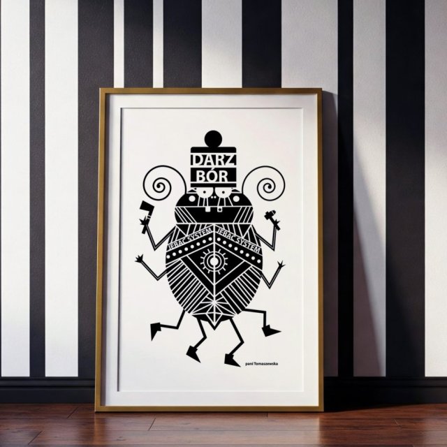 Plakat "Darz Bór" 40x50 cm