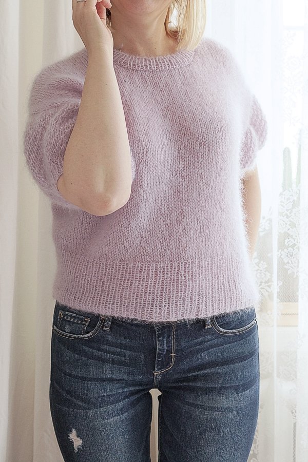 sweterek Refresco - liliowy