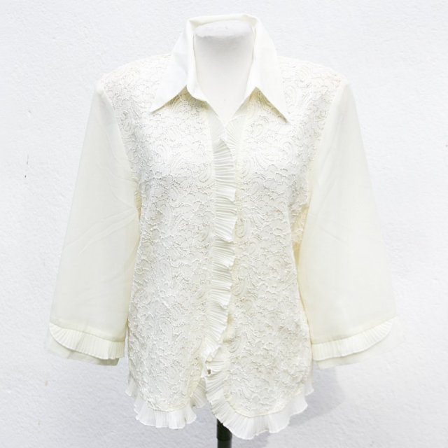 BLUZKA VINTAGE - ECRU