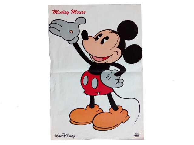 Plakat vintage poster Mickey Mouse