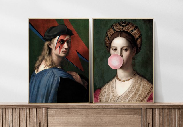 Zestaw David i Balonówka-  plakaty 50x70 cm