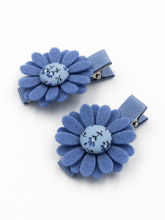Spinki do włosów Flowers Blue Little Flowers