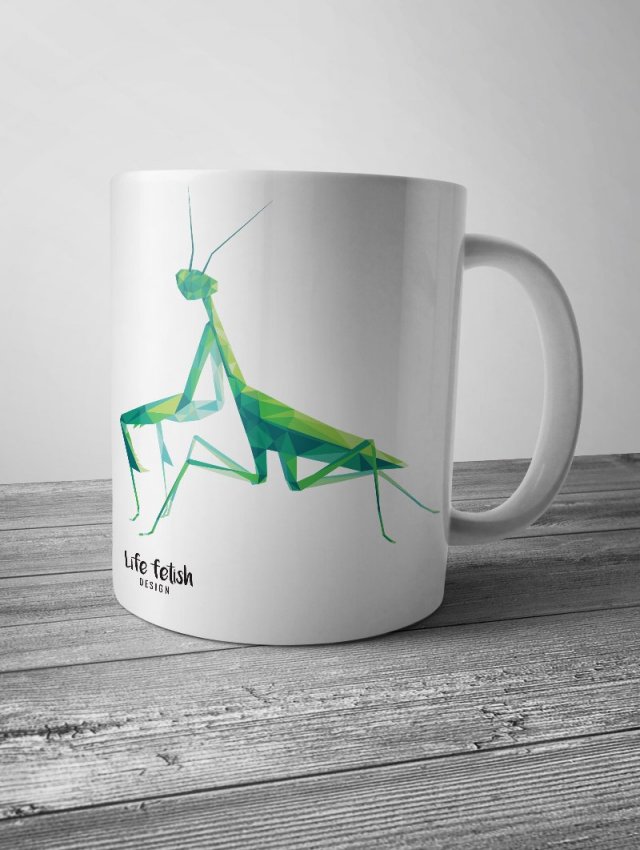Kubek z modliszką