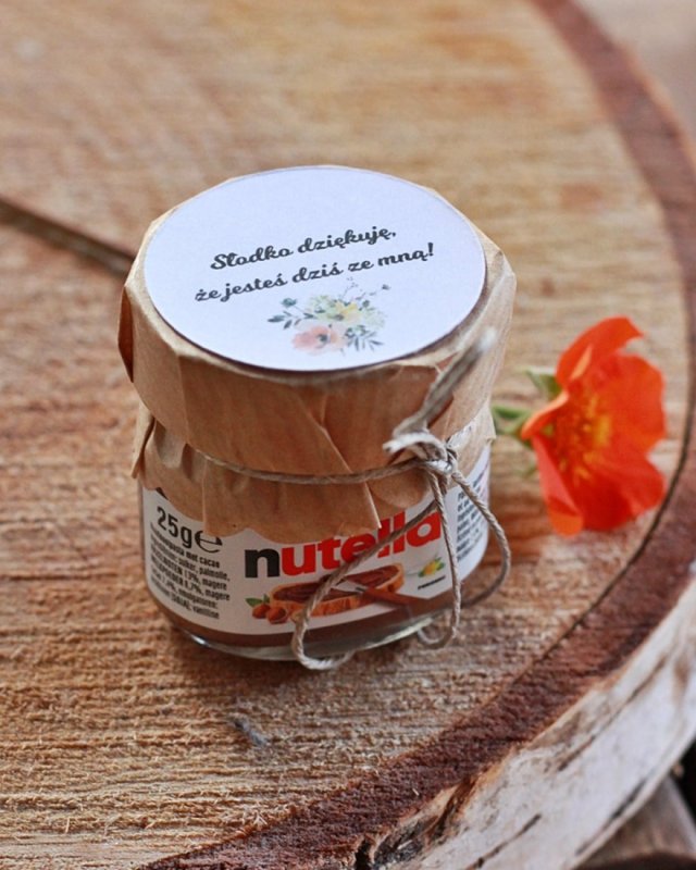 Mini Nutella. Waniliowo-brzoskwiniowy wianek
