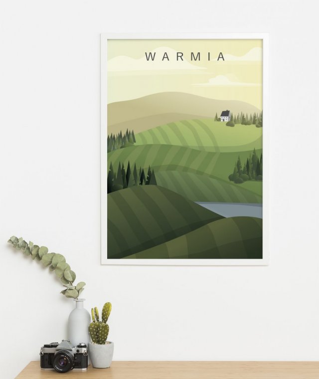Warmia - plakat B2/ 50 x 70,7 cm