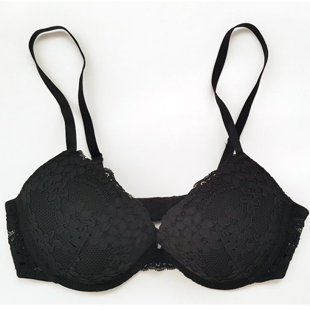 H&M koronkowy biustonosz push-up 80B Hv208