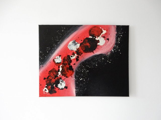 "VOYAGE" obraz akryl na płótnie 40x50 cm