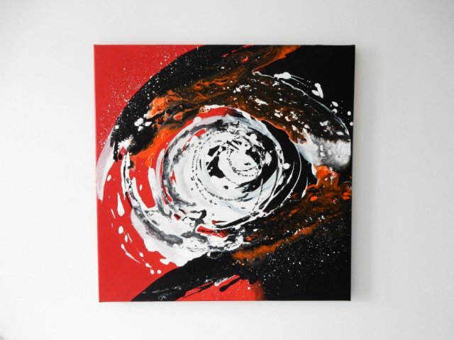 "FUN" obraz ścienny akryl na płótnie 50x50 cm