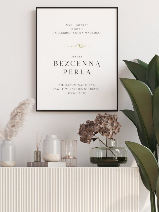 Plakat Bezcenna perła 40x50cm