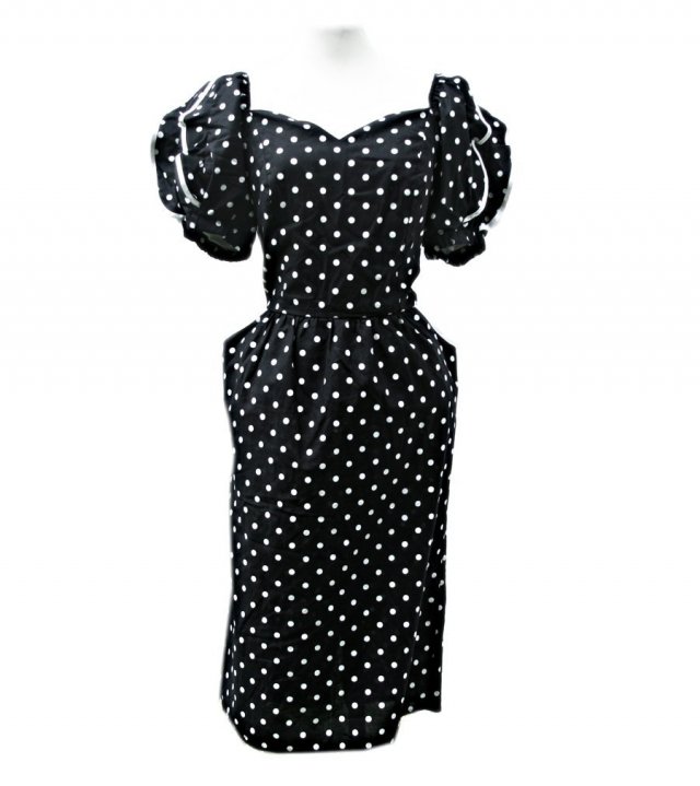 POLKA DOT VINTAGE DRESS