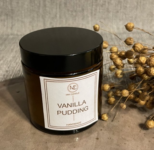Świeca sojowa Vanilla Pudding - Budyń waniliowy