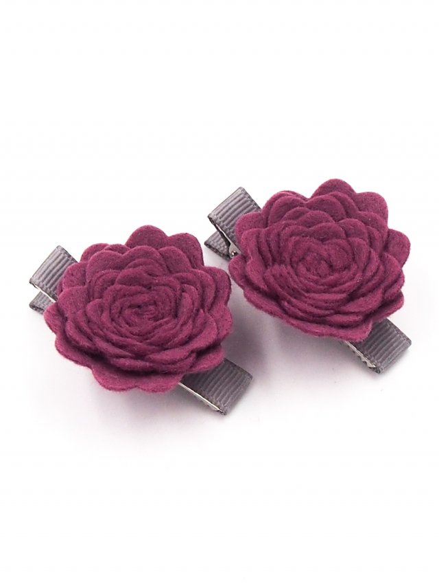 Spinki do włosów Roses mulberry