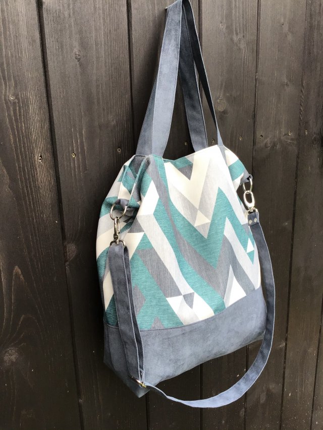 Torba - worek XXL - print geometryczny