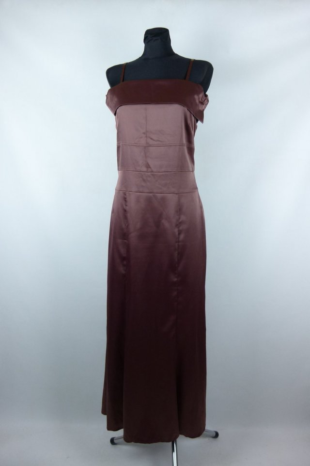 Bonprix satynowa sukienka maxi 12 / 38