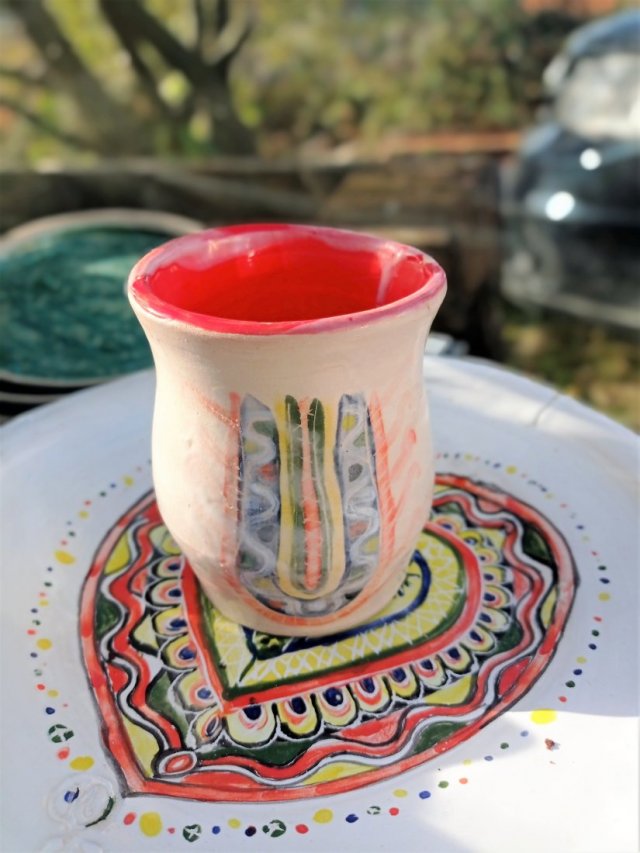 Kubek ceramiczny, kubek na prezent, kubek ręcznie malowany, kubek z ceramiki, kubek ręcznie robiony