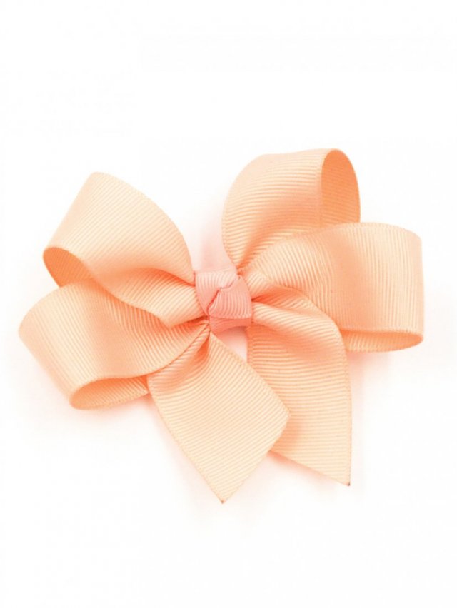 Spinka do włosów Big Bow Petal Peach