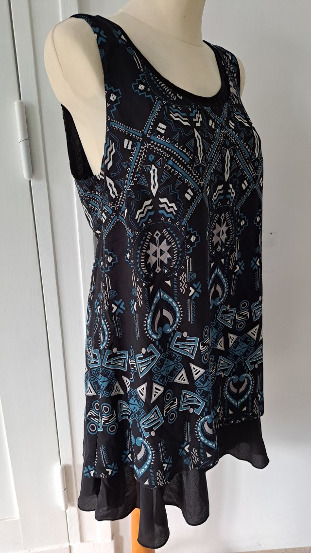Włoska sukienka we wzory Apricot, boho.