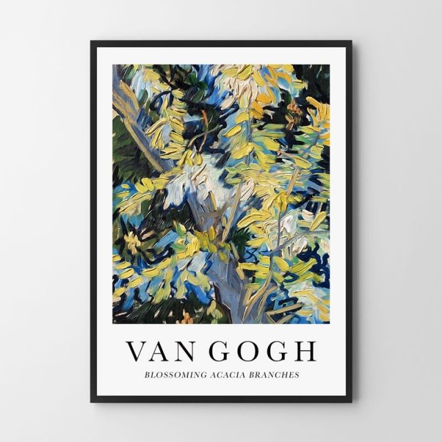 Plakat Van Gogh Blossoming Acacia - format 50x70 cm