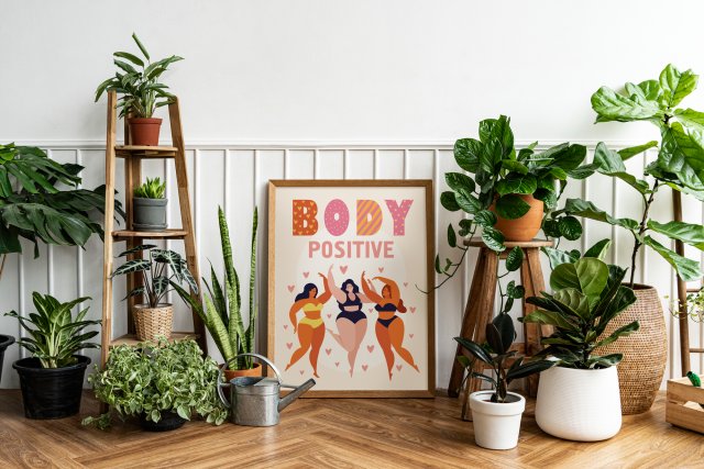 Plakat Body Positive - format 40x50 cm