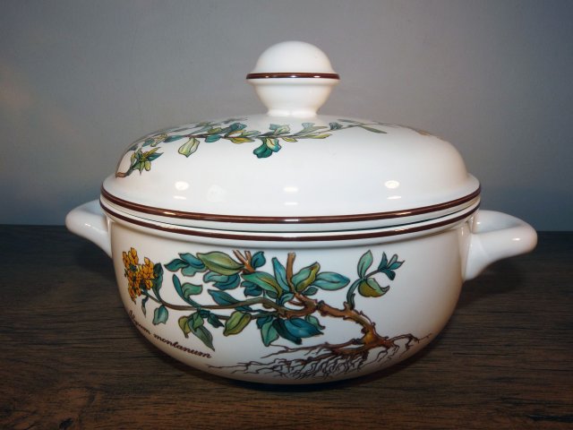 Niemiecka porcelana Villeroy & Boch wzór Botanica mała waza terryna