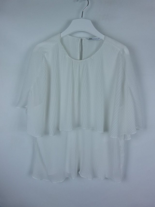ZARA plisowana bluzka z peleryną / L mex.30