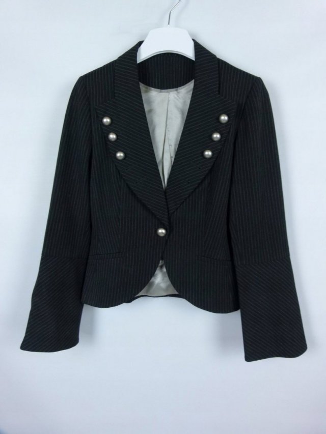 Bay żakiet marynarka vintage w paski 14 / 40