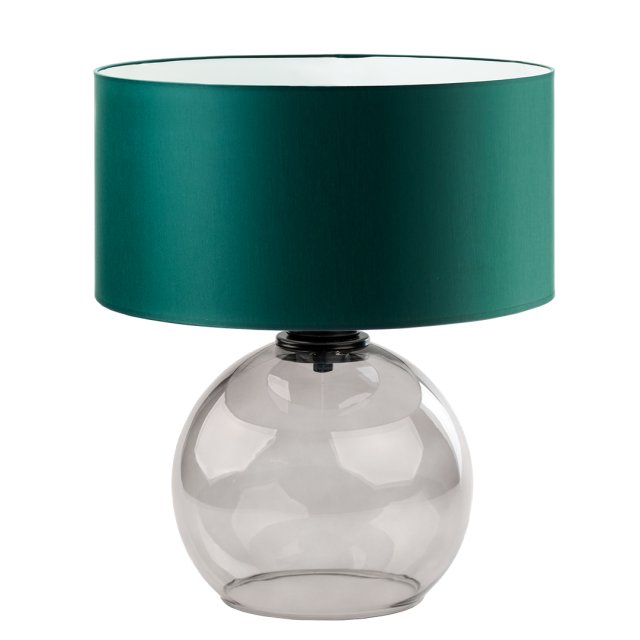 Lampka na stolik nocny do sypialni LUTON mix kolorów szklana