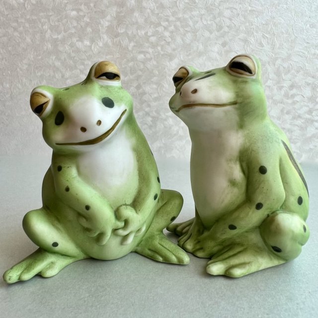 Franklin Mint Collectables ❤ Salt & Pepper ❤ Figurkowy komplet do przypraw