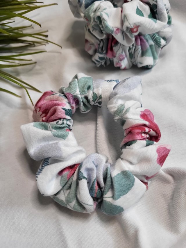 Scrunchie bawełniana less waste 3