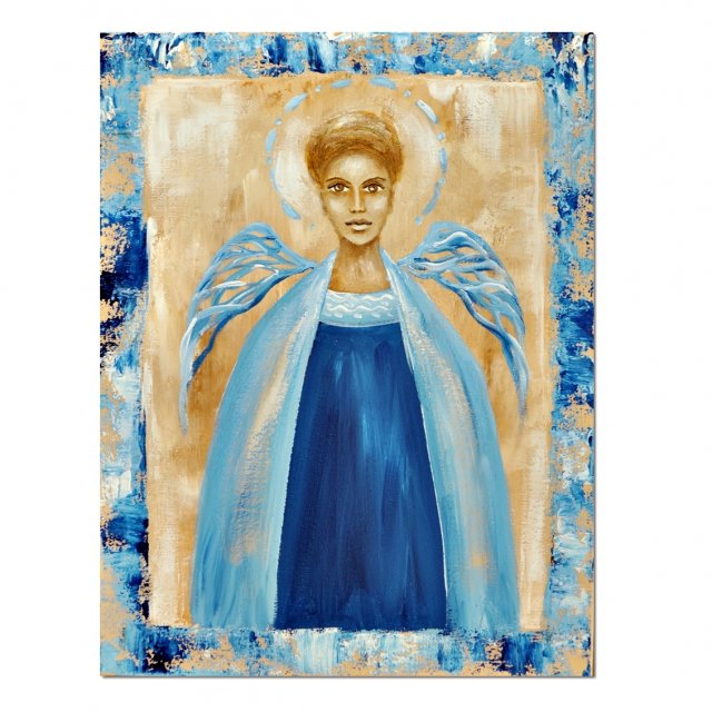 Anioł Amaya, oryginalny obraz ręcznie malowany na płótnie