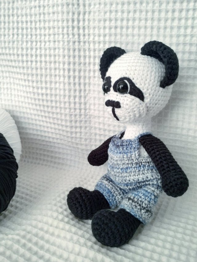szydełkowa panda Przemek