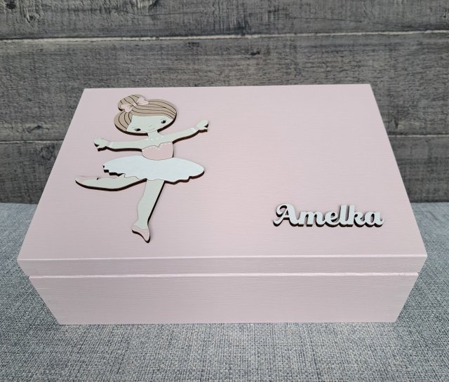 Szkatułka baletnica, prezent dla dziewczynki KDZB04