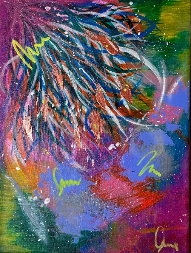 "Meduza" - obraz abstrakcyjny