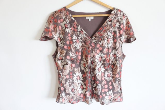 EXCLUSIVE CC silk viscose blouse