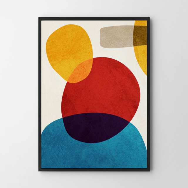 Plakat kolorowa Abstrakcja  30x40 cm