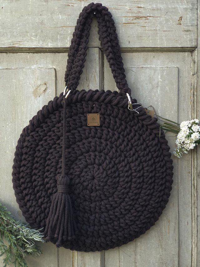 OKRĄGŁA TOREBKA HANDMADE